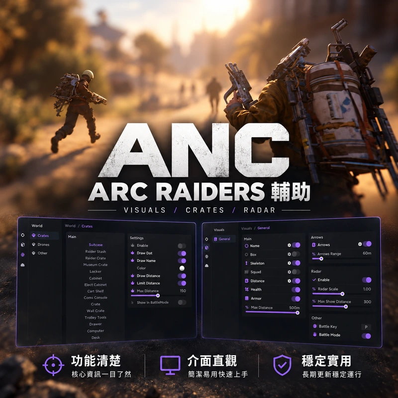 ANC_ARC_RAIDERS_800x800 ANC | ARC輔助